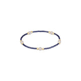 Hope Purpose Pearl Bracelet - Navy - Enewton