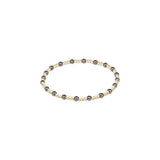 Sincerity Pearl Dark Grey 3mm Bracelet - Enewton