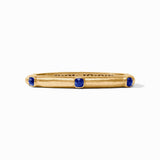 Catalina Hinge Bangle - Iridescent Sapphire Blue - Julie Vos