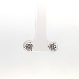 14kw 3mpb  F, SI LAB diamond 1.03ctw stud earrings