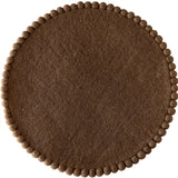 Dark Brown Pom Pom Felt Placemat - Hester & Cook