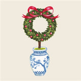 Holiday Topiary Cocktail Napkin - Pack of 20 - Hester & Cook