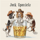 Jack Spaniels Cocktail Napkin - Pack of 20 - Hester & Cook