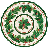 Die-cut Holiday Holly China Placemat - Hester & Cook