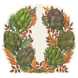 Die-cut Artichoke Wreath Placemat - 12 sheets - Hester & Cook