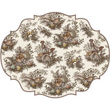 Die-cut Harvest Toile Frame Placemat - Hester & Cook