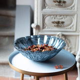 Onda Glass Gray Large Bowl - Vietri