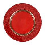 Pelli Glass Red Charger - Vietri