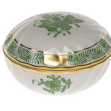 Chinese Bouquet Green - Ring Box - Herend