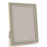 Taupe Enamel & Gold 5x7 Frame - Addison Ross