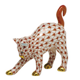 Arched Cat in Rust - Herend