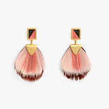 Megan Bezel Drop Statement Earring - Brackish