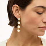 Amy Multi-Bezel Drop Earring - Brackish