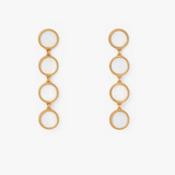 Amy Multi-Bezel Drop Earring - Brackish