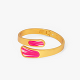 Berea Bezel Hinge Cuff - Brackish