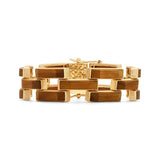 Pathway Link Bracelet, 7.5" - Teak - Capucine De Wulf