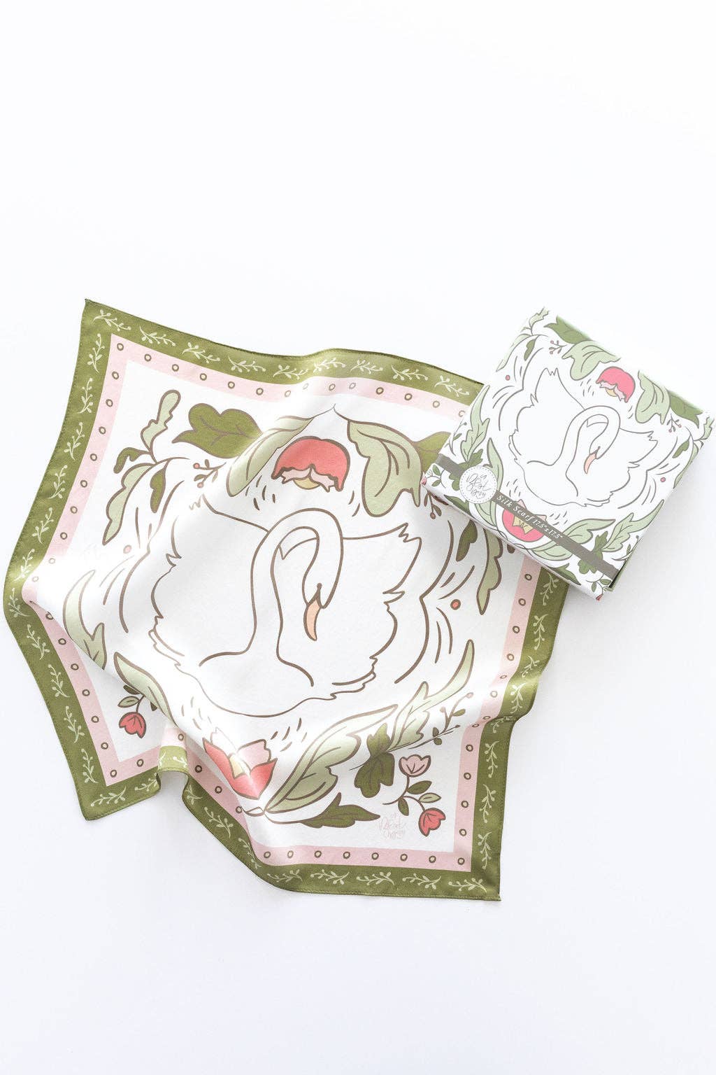 A BEST DAY - FLY SQUARE SCARF - Gaines Jewelers