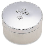 Abbey Cross Silverplate Keepsake Box - Reed & Barton - Gaines Jewelers