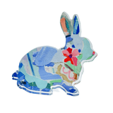 Acrylic Bunnies in Color - Blue - Lauren Dunn - Gaines Jewelers
