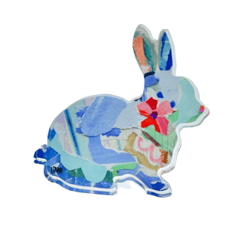 Acrylic Bunnies in Color - Blue - Lauren Dunn - Gaines Jewelers