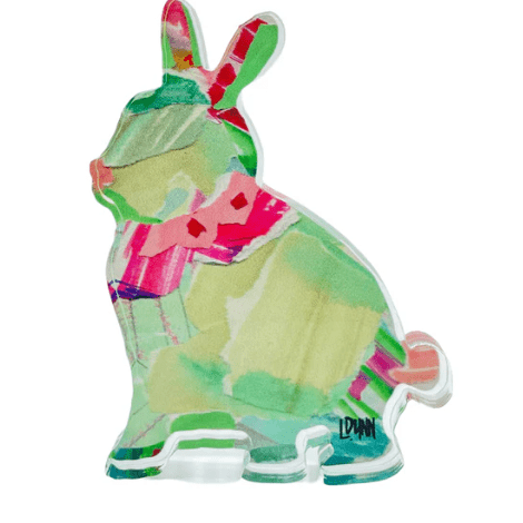 Acrylic Bunnies in Color - Green - Lauren Dunn - Gaines Jewelers