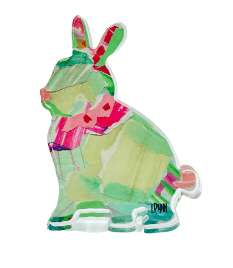 Acrylic Bunnies in Color - Green - Lauren Dunn - Gaines Jewelers