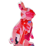 Acrylic Bunnies in Color - Pink - Lauren Dunn - Gaines Jewelers