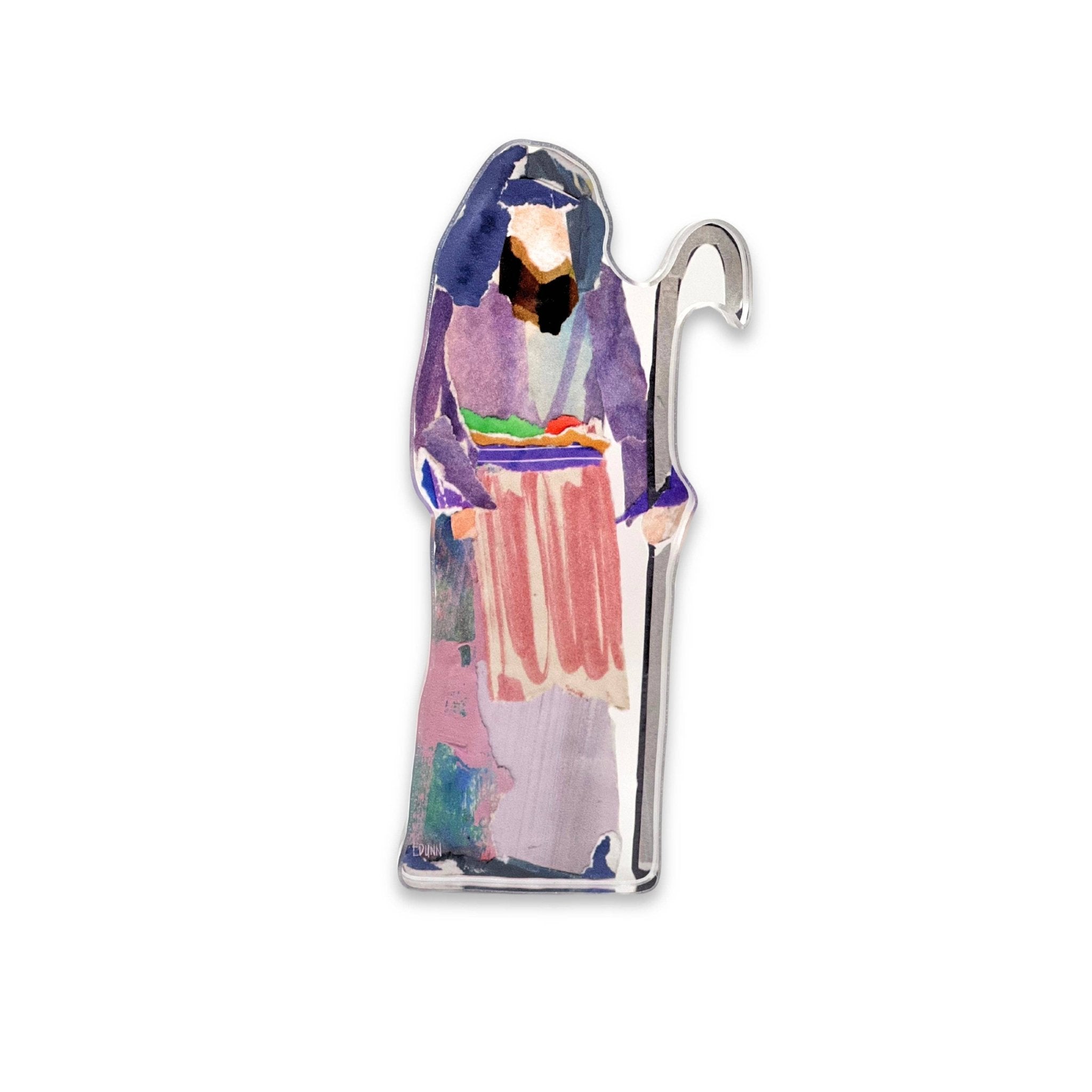 Acrylic Nativity Shepherd 2: Bitty - Lauren Dunn - Gaines Jewelers