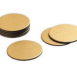 Acrylic Wine Coaster Set - Gold - Caspari - Gaines Jewelers
