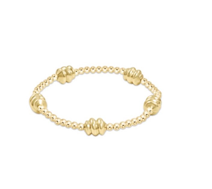 Admire Gold 3mm Bead Bracelet - Gold - enewton - Gaines Jewelers