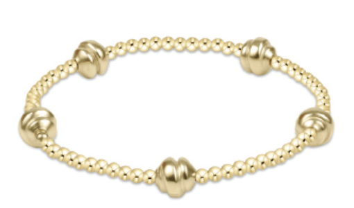 Admire Small Gold 2.5mm Bead Bracelet - Gold - Enewton - Gaines Jewelers