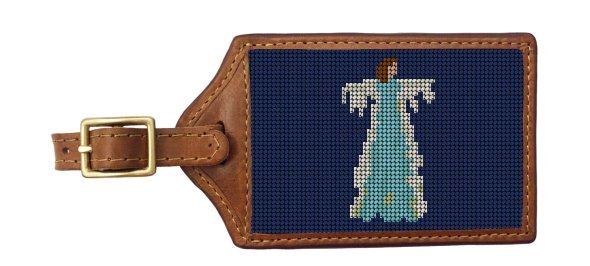 All Praise to You Needlepoint Luggage Tag - Anne Neilson - Gaines Jewelers