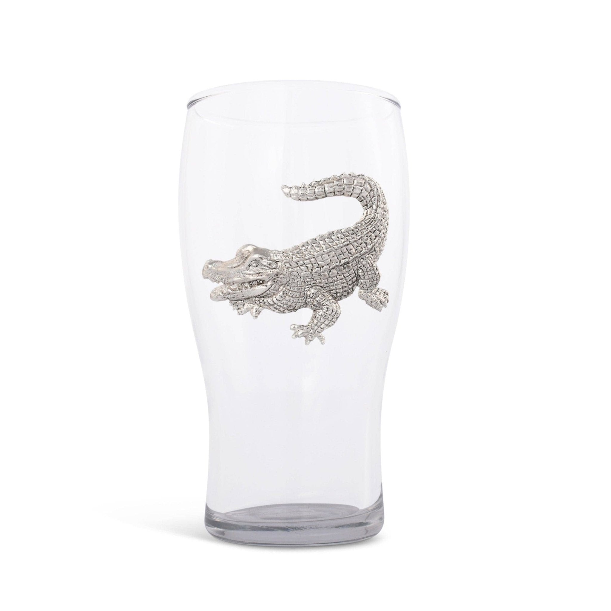 Alligator Beer Pint Glasses - Set of 4 - Arthur Court - Gaines Jewelers