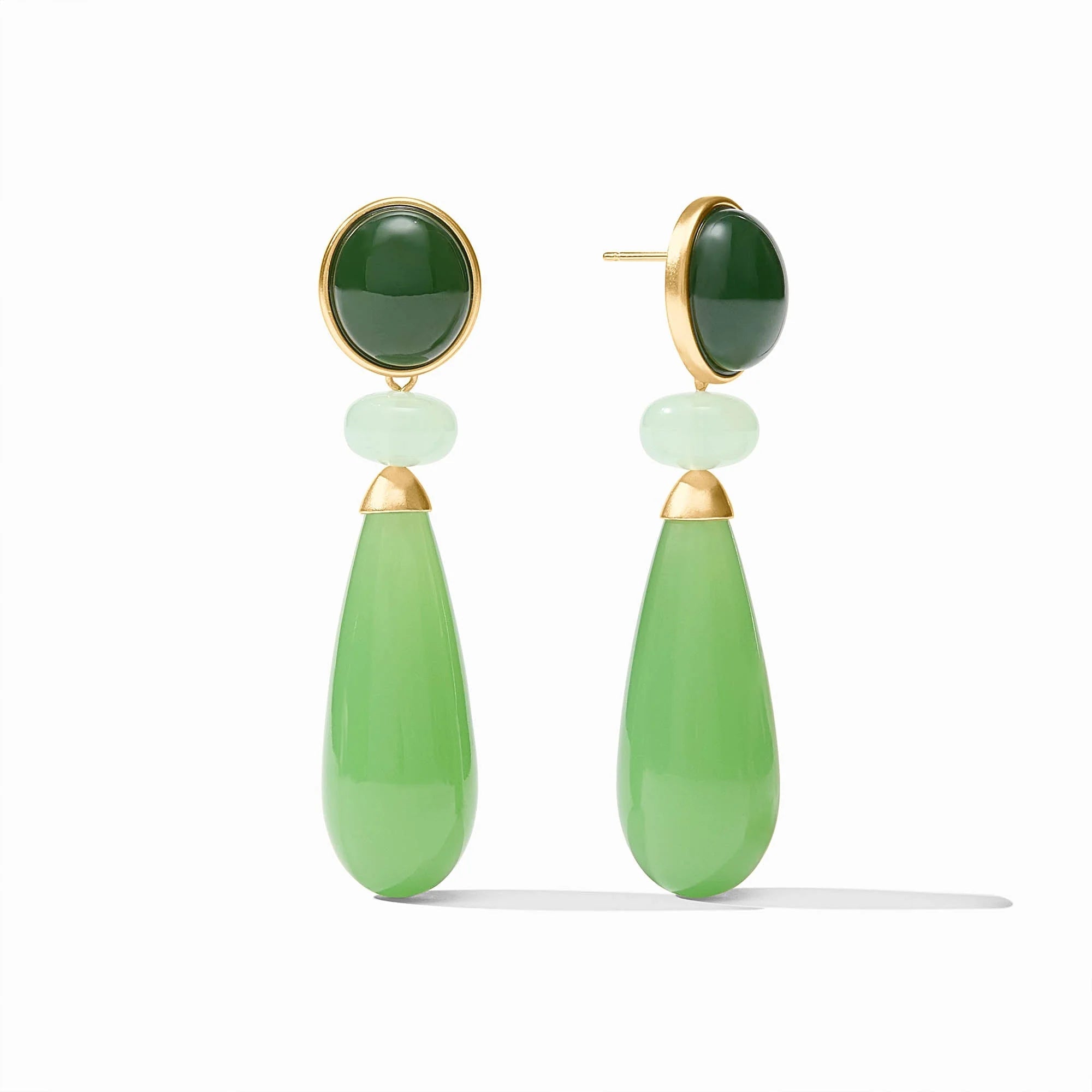 Amalfi Statement Earring - Green Apple Multi - Julie Vos - Gaines Jewelers