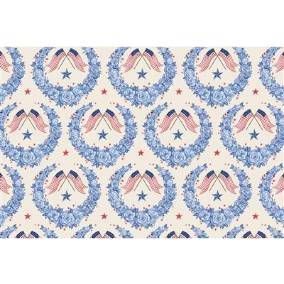 American Floral Placemat - Pad of 18 Sheets - Hester & Cook - Gaines Jewelers