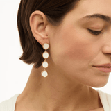 Amy Multi-Bezel Drop Earring - Brackish - Gaines Jewelers