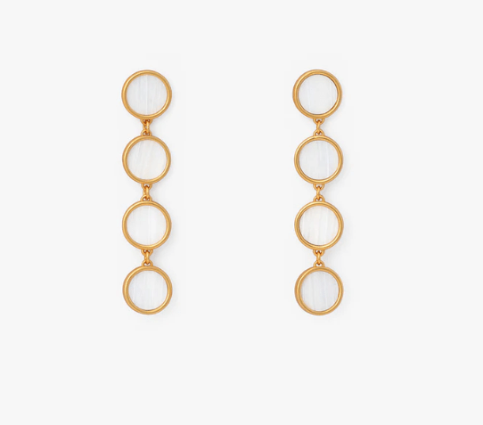 Amy Multi-Bezel Drop Earring - Brackish - Gaines Jewelers
