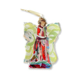 Angel of Glory Acrylic Ornament - Green/Red - Lauren Dunn - Gaines Jewelers