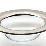 Antique Roman Wine Coaster - Platinum - Annieglass - Gaines Jewelers