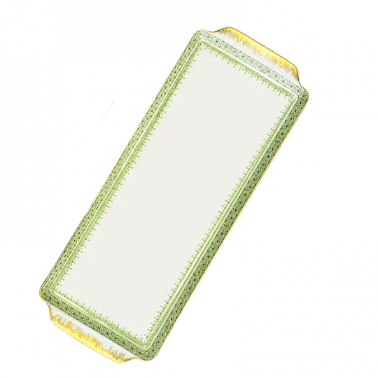 APPLE GREEN LACE SANDWICH TRAY - Mottahedeh - Gaines Jewelers