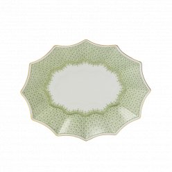 Apple Lace Small Fluted Tray - Mottahedeh - Gaines Jewelers