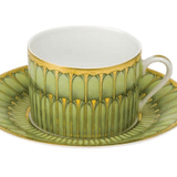 Arcades Green Tea Saucer - Philippe Deshoulieres - Gaines Jewelers