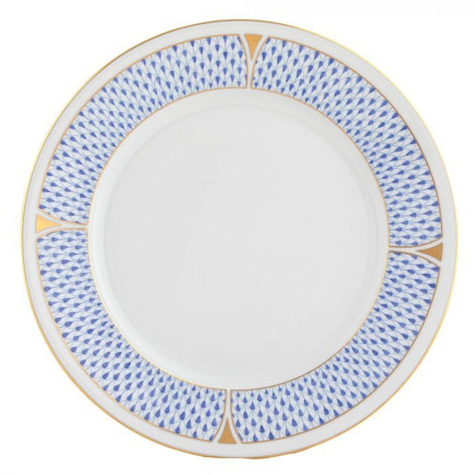 Art Deco Blue Dinner Plate - Herend - Gaines Jewelers