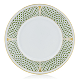 Art Deco Green Dessert Plate - Herend - Gaines Jewelers