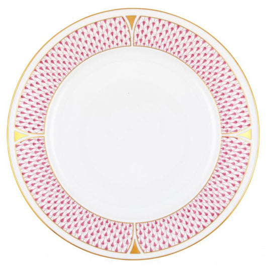 Art Deco Raspberry Dinner Plate - Herend - Gaines Jewelers