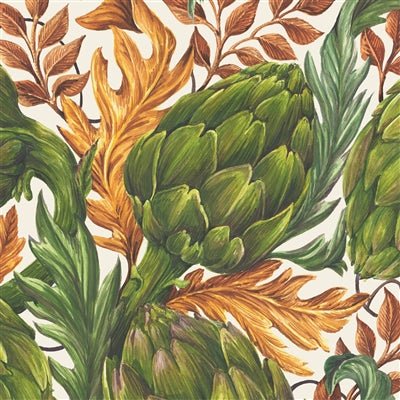 Autumnal Artichokes Cocktail Napkin - Pack of 20 - Hester & Cook - Gaines Jewelers