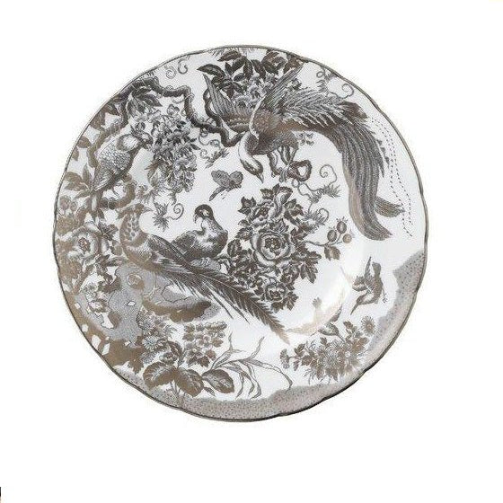 Aves Palladium Dinner Plate - Royal Crown Derby - Gaines Jewelers