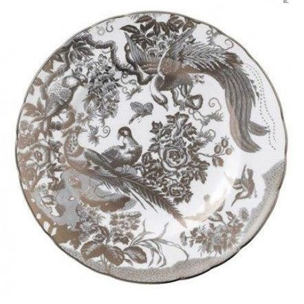 Aves Palladium Salad Plate - Royal Crown Derby - Gaines Jewelers
