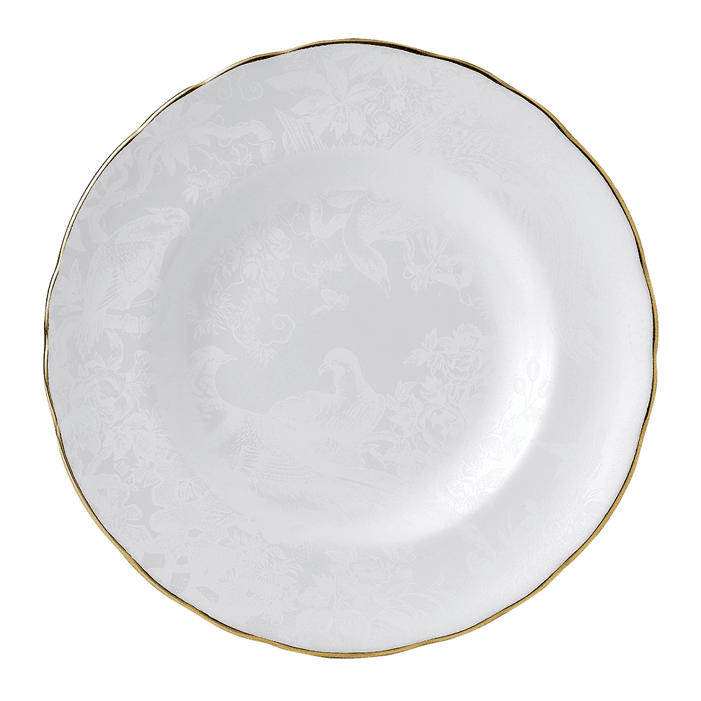 Aves Pearl Bread & Butter Plate - Royal Crown Derby - Gaines Jewelers