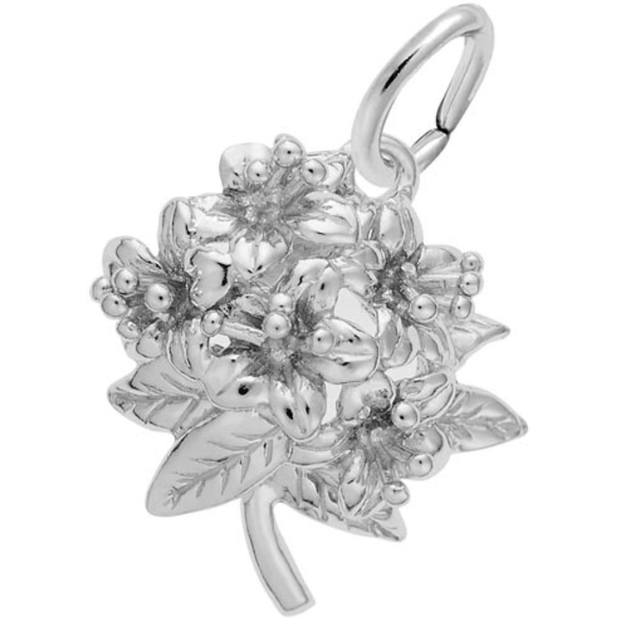 Azalea Flower Sterling Sliver - Rembrandt Charms - Gaines Jewelers